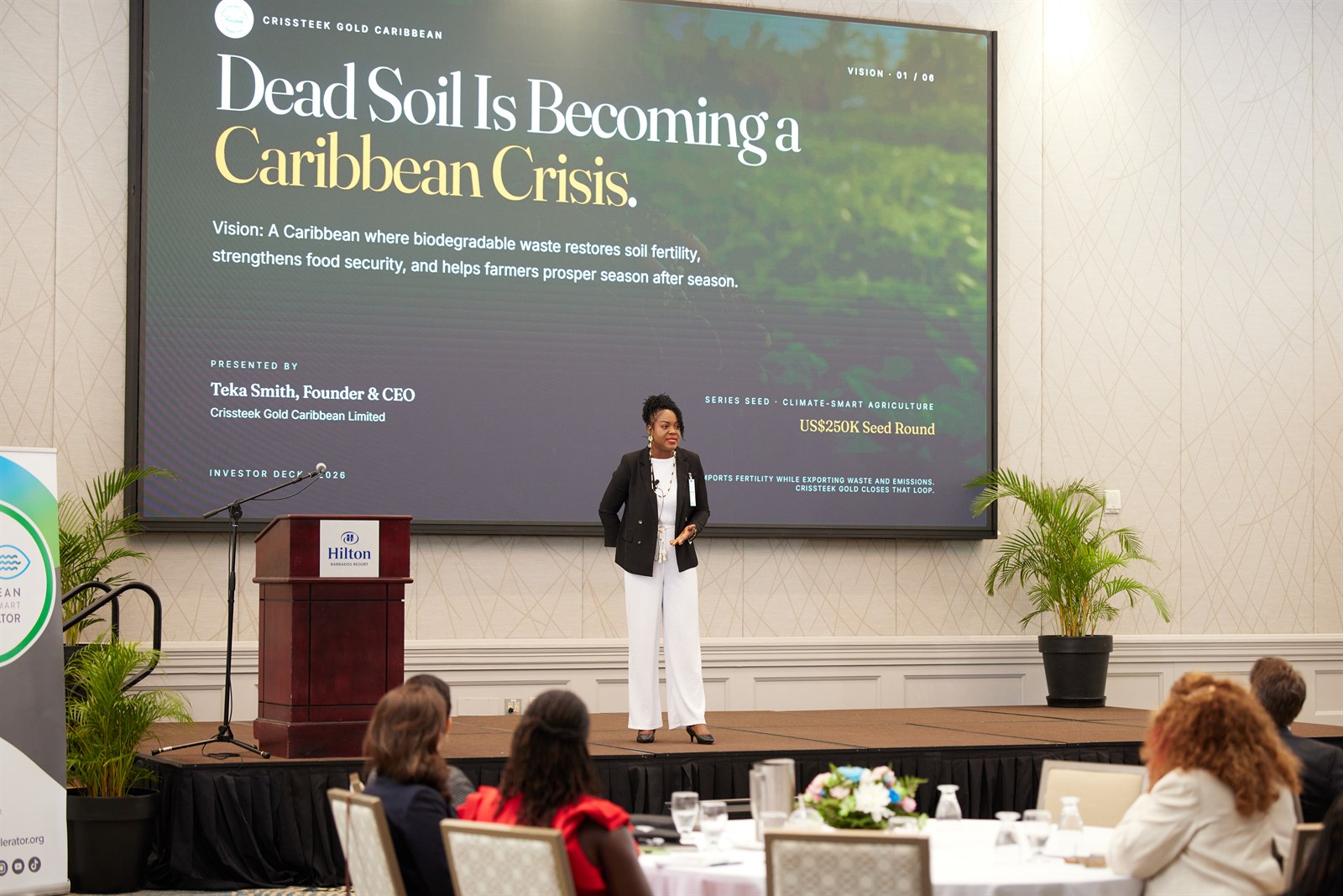 Keynote presentation at a Caribbean climate solutions summit